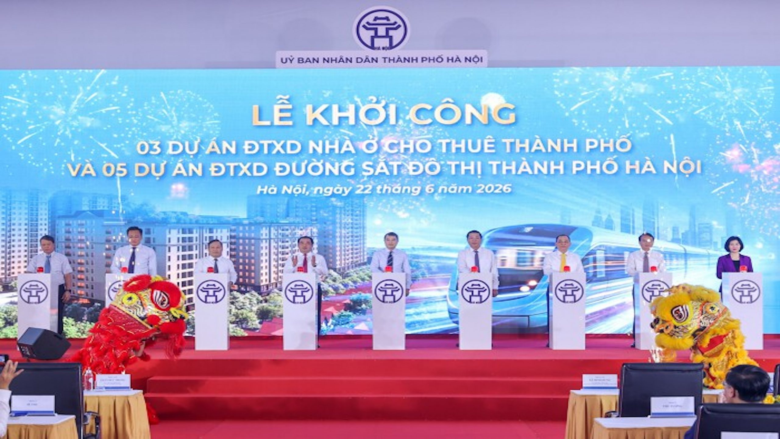 Hà Nội khởi công 5 tuyến metro, Vinhomes và VinSpeed làm tổng thầu EPC